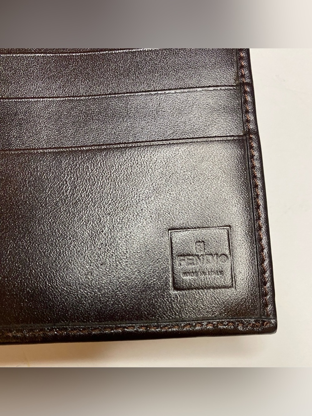 Fendi Brown Zucca Tri-Fold Long Wallet 7.5in x 4in approx. LNC😍 - Picture 8 of 10